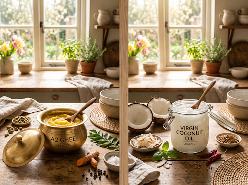 7 health benefits of A2 Desi Ghee compared to oil