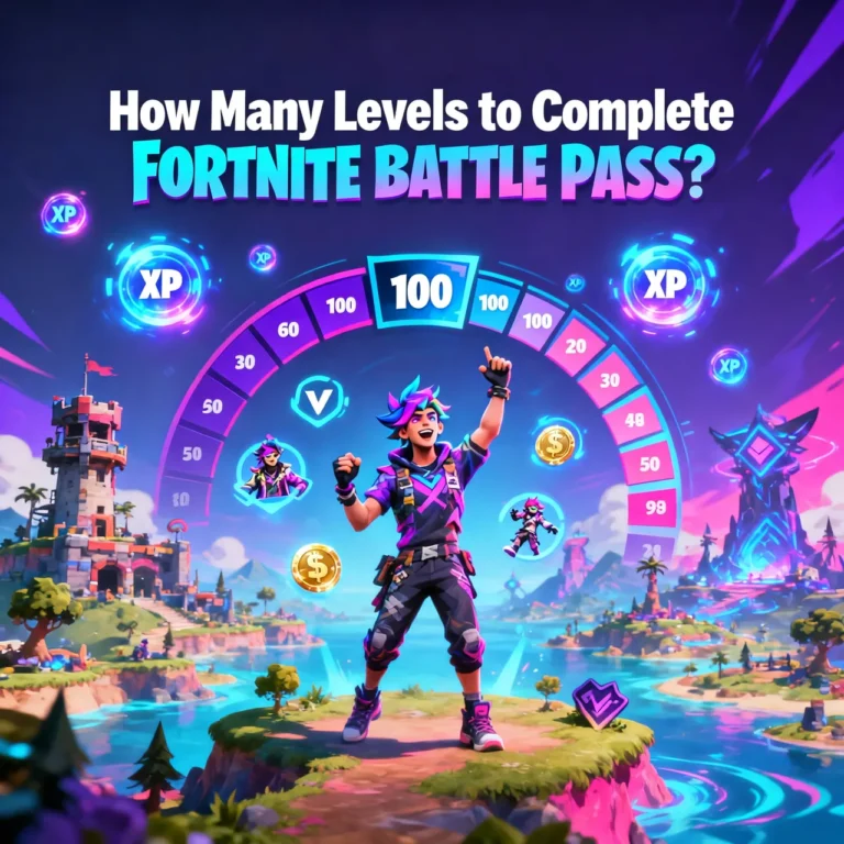 Read more about the article How many levels to complete Fortnite battle pass?