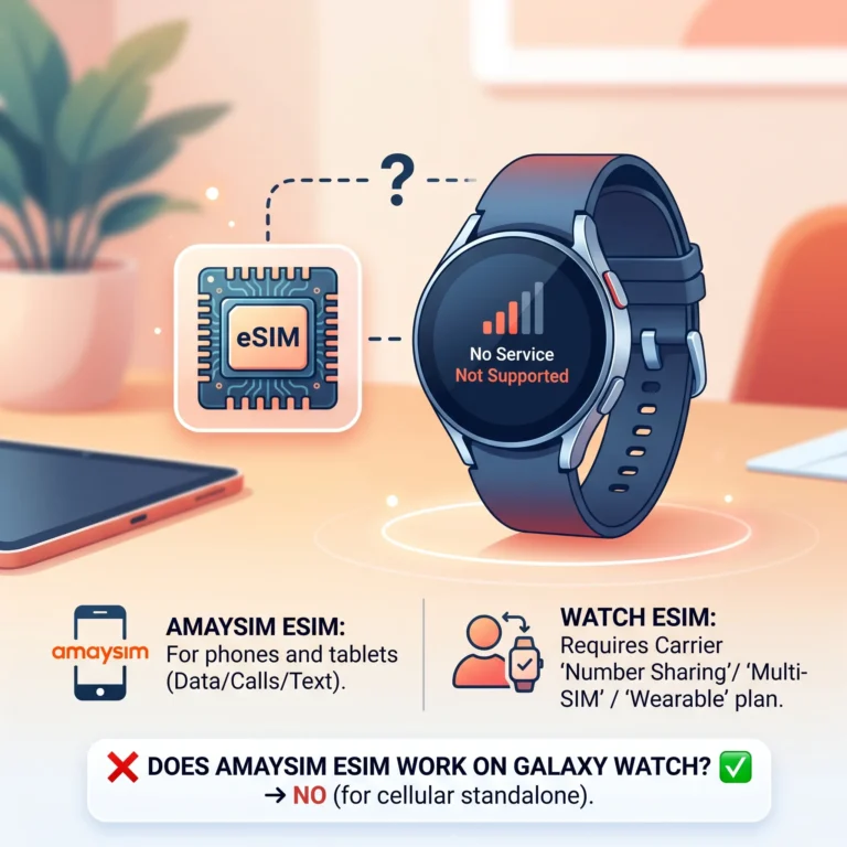 Read more about the article Can amaysim esim work on galaxy watch?