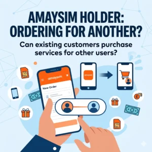 Read more about the article Can an amaysim holder order for another amaysim?